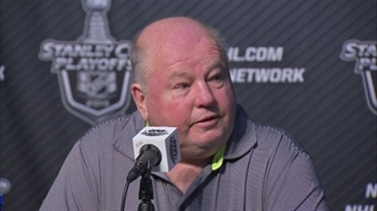 Bruce Boudreau talks ahead of Game 2 vs. Chicago