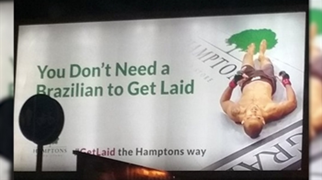 Billboard in Ireland trolls Jose Aldo with sexual innuendo