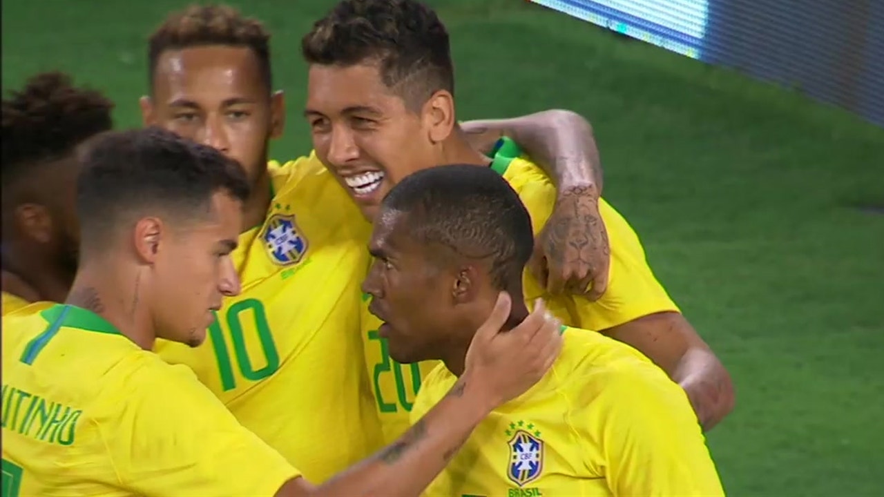 Firmino gives Brazil early 1-0 lead over USMNT ' 2018 International Friendly Highlights