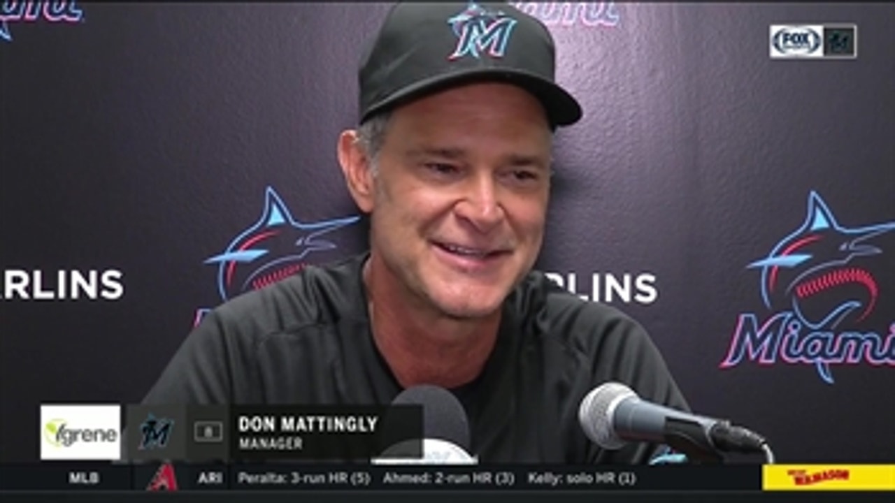 Don Mattingly on loss to Braves: 'We get a lead and it gets away from us'