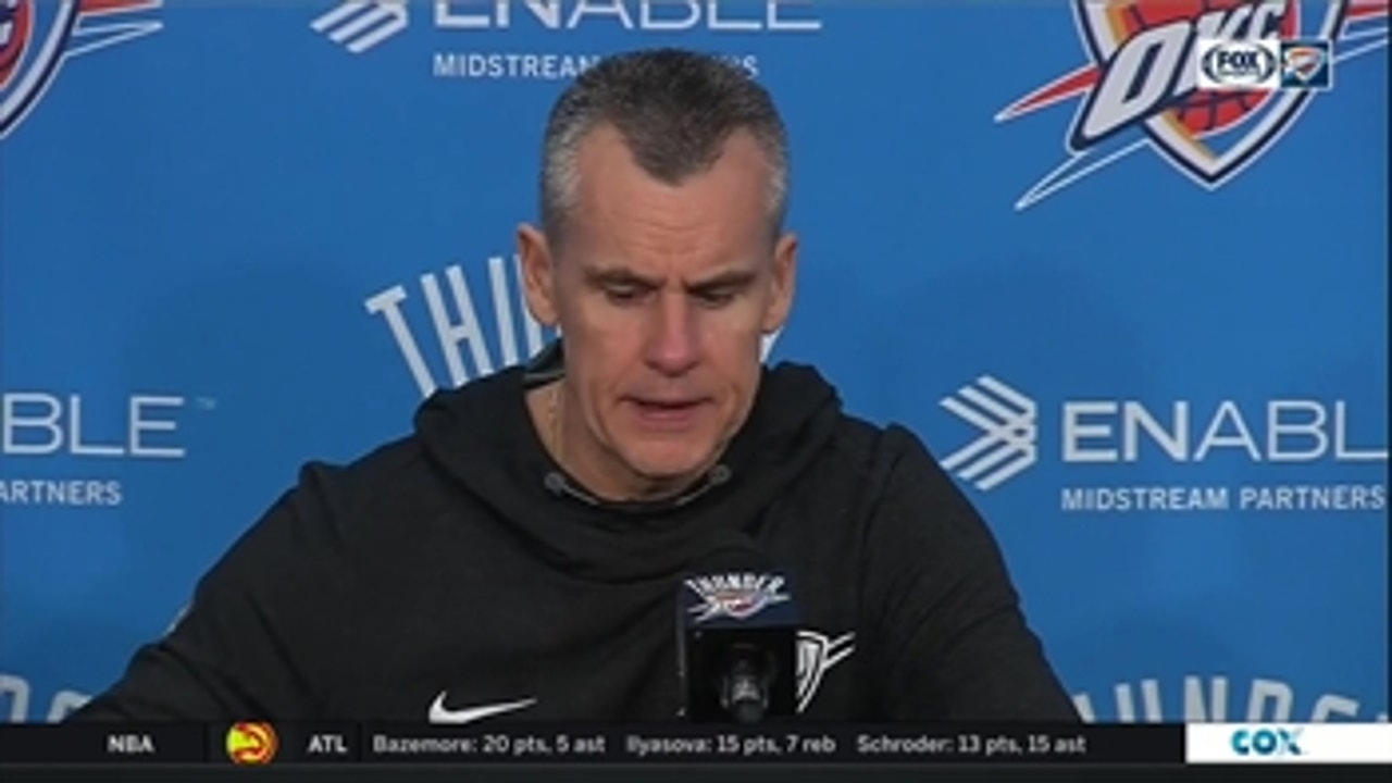 Billy Donovan on Carmelo getting on a role, OKC win over LA