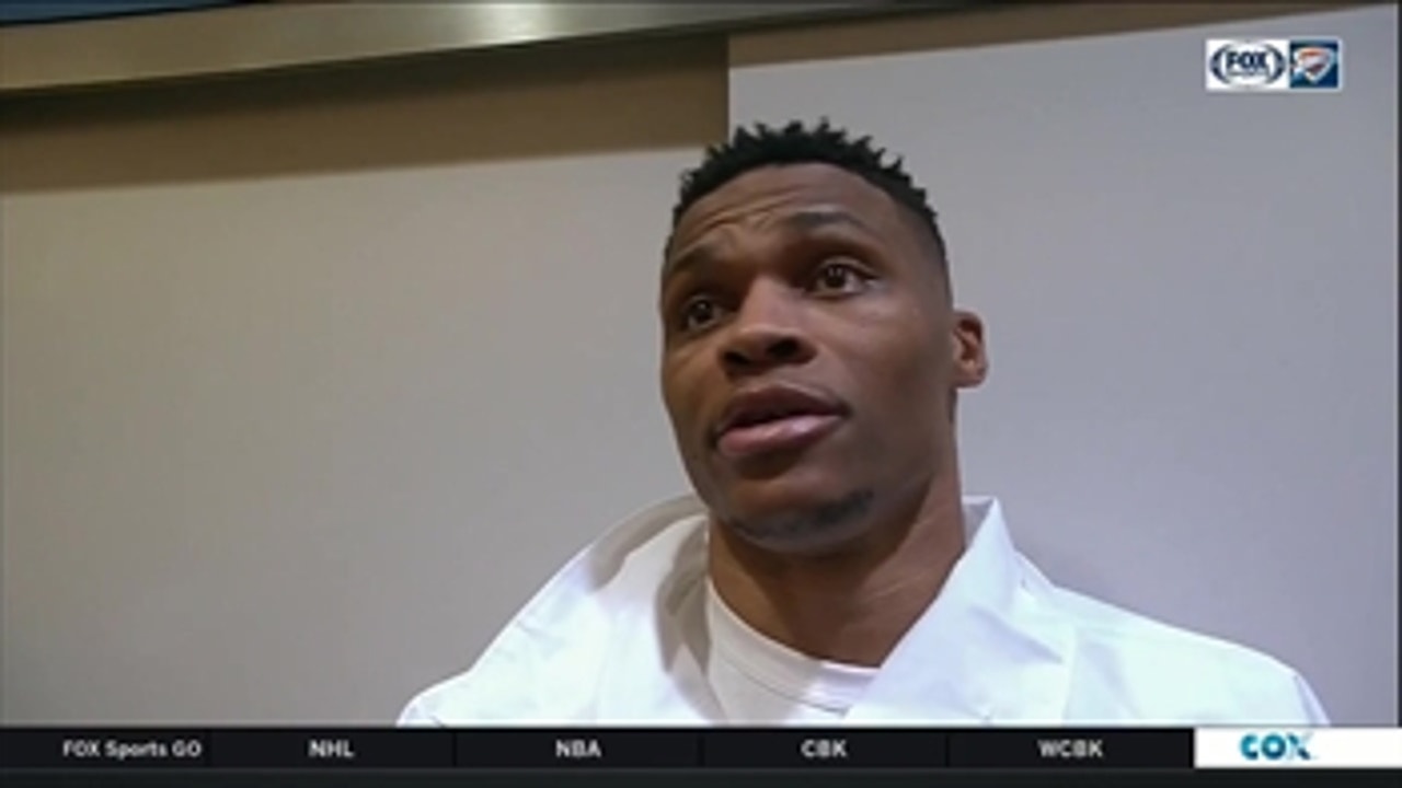 Russell Westbrook on OKC energy, Thunder win over Lakers