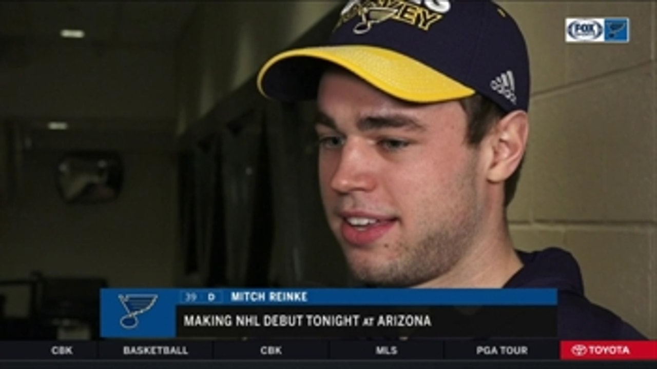 Mitch Reinke on the moment he found out he'd make his NHL debut