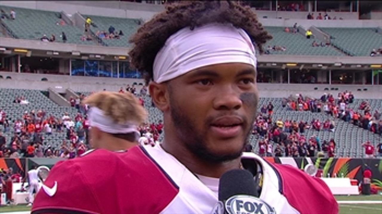 Kyler Murray on the Cardinals first win of the season: 'Trying to stay optimistic'
