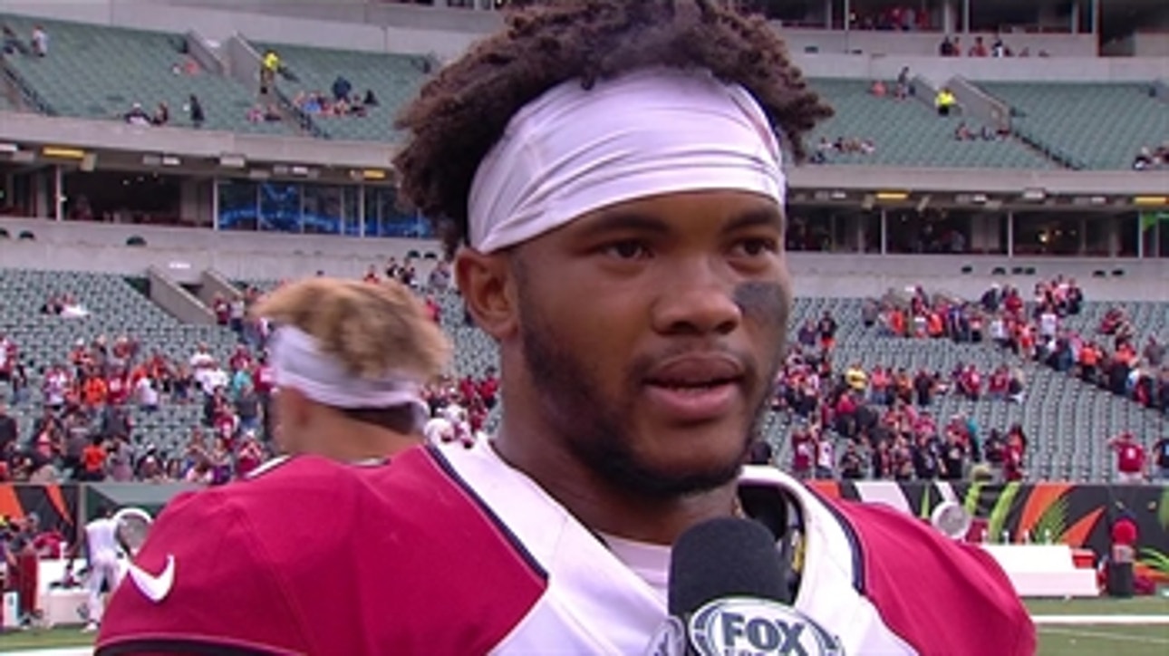 Kyler Murray on the Cardinals first win of the season: 'Trying to stay optimistic'