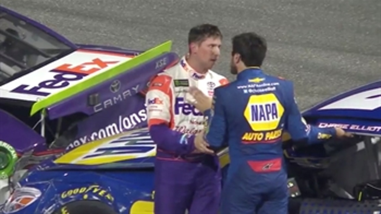 How much confidence did Chase Elliott gain after his confrontation with Denny Hamlin?