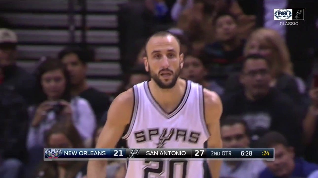 WATCH: Manu Ginobili Hits Triple And 'All is Well' ' Spurs CLASSICS
