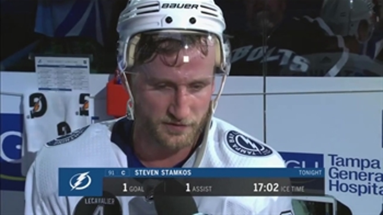Steven Stamkos after beating Kings: We need to correct some things