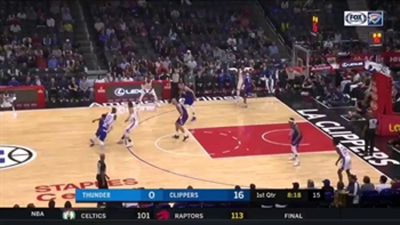 HIGHLIGHTS: Alex Abrines gives push off the bench in loss to LA