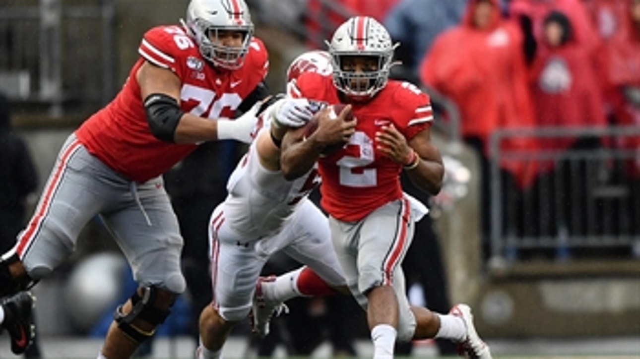 J.K. Dobbins records 2nd touchdown of the day extending the Buckeyes lead to 31-7