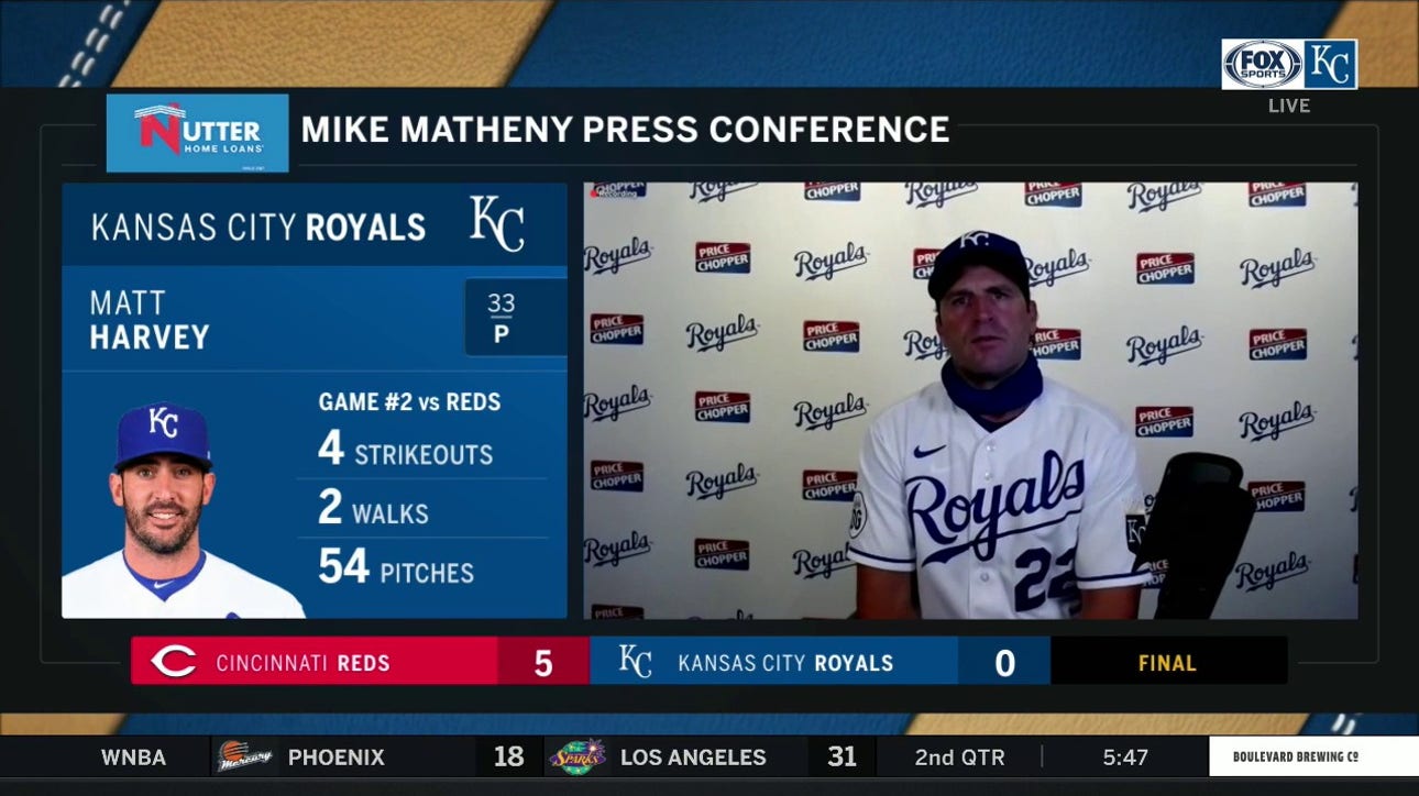 Matheny was 'really impressed' with Harvey's Royals debut