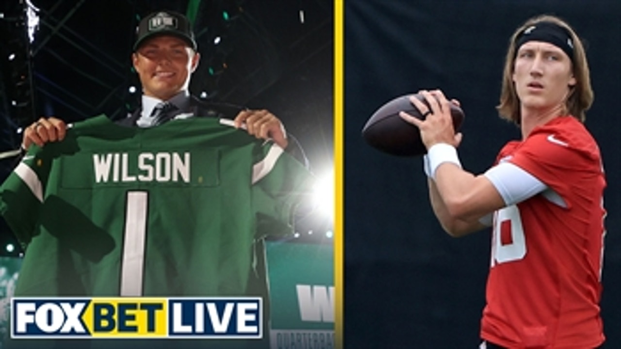 Clay Travis likes the value on Zach Wilson, not Trevor Lawrence to win Offensive Rookie of the Year | FOX BET LIVE