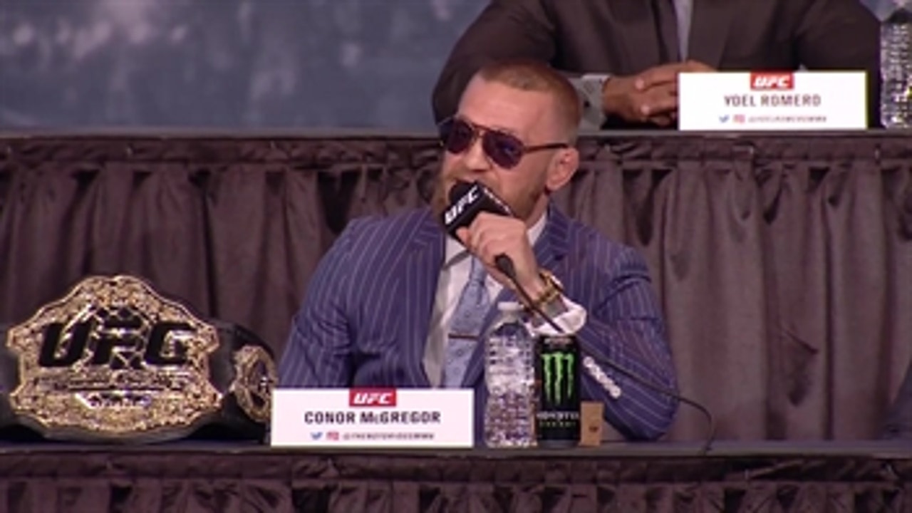 Here's everything Conor McGregor said at the UFC 205 press conference