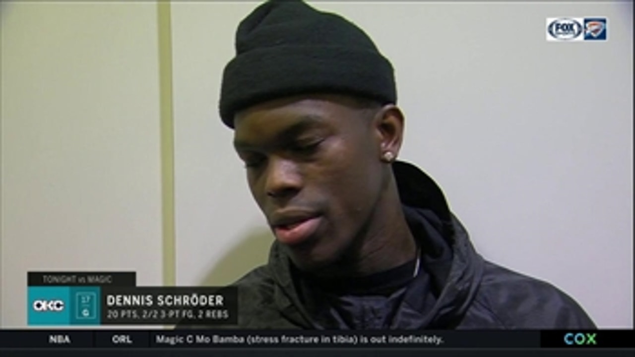 Dennis Schroder: 'It was a great team effort' ' Thunder Live