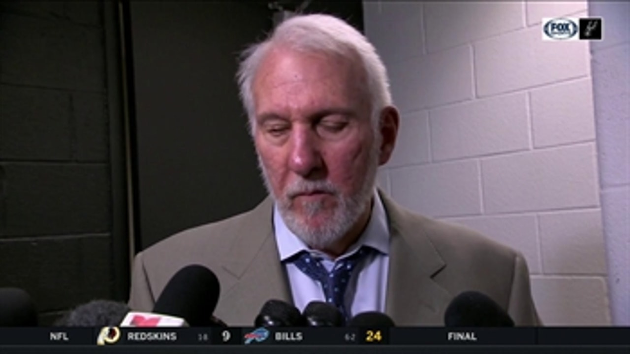 Gregg Popovich on the Spurs loss to the Lakers