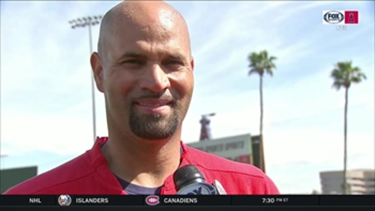 Albert Pujols believes Mike Trout's success is well-deserved