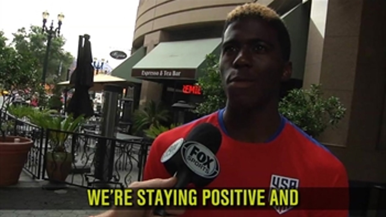 Gyasi Zardes says USA isn't discouraged by loss to Colombia