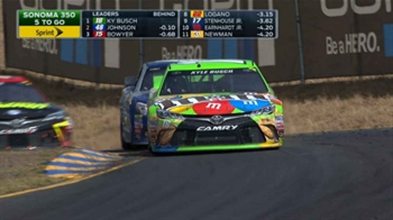 CUP: Kyle Busch Completes Comeback with Win at Sonoma - 2015