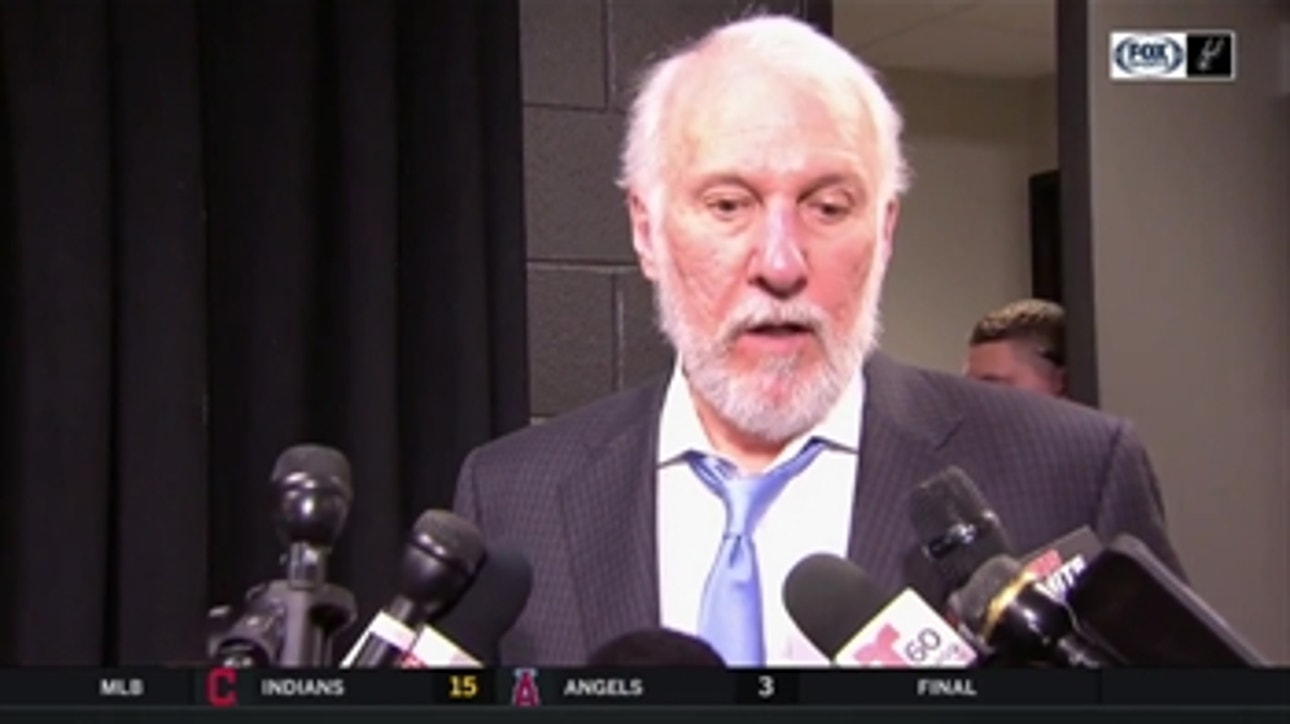 Gregg Popovich on Spurs 121-116 loss to Pelicans
