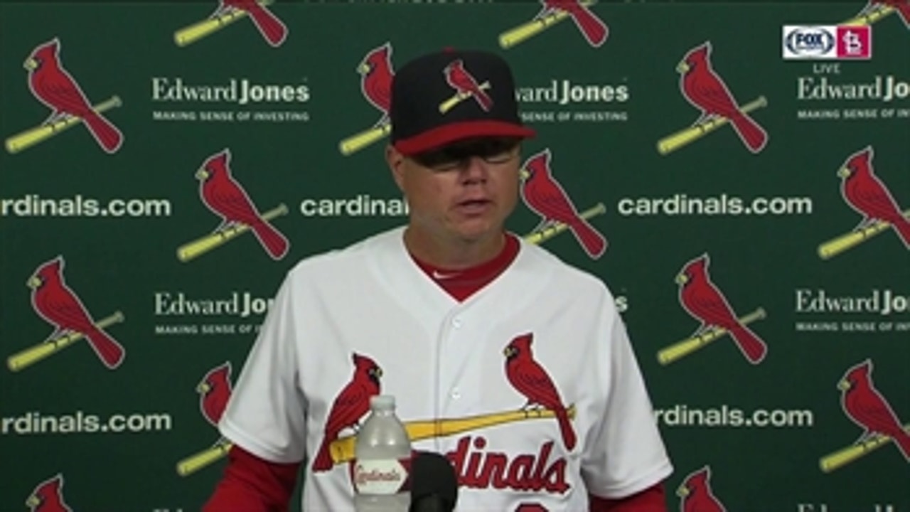 Shildt on Yadi: 'He's just a good player, man'