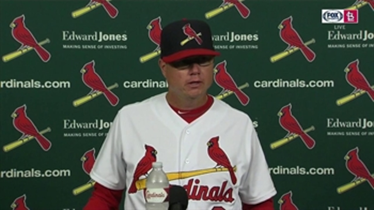 Shildt on Yadi: 'He's just a good player, man'