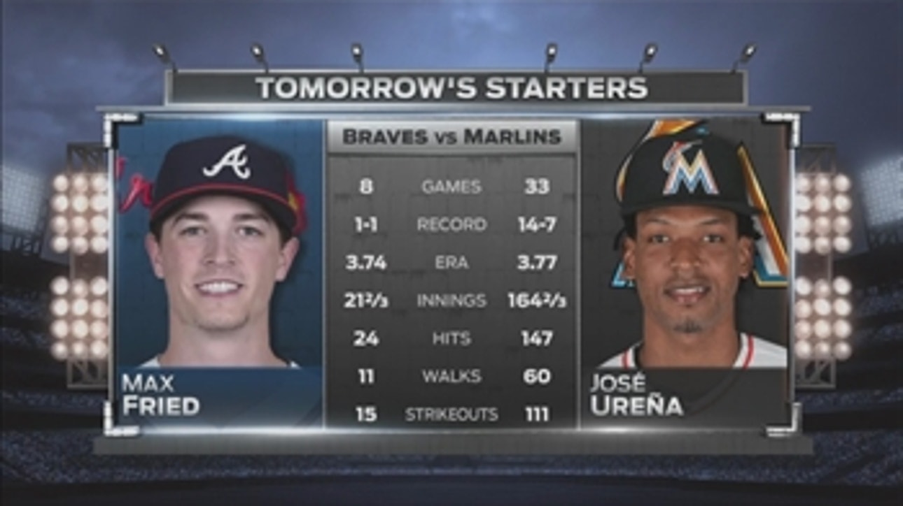 Jose Urena goes for win No. 15 as Marlins try to sweep Braves to end year