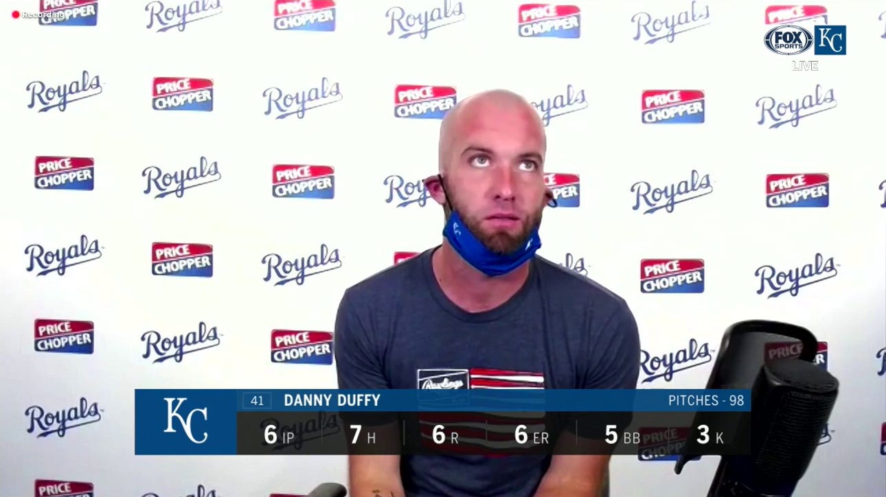 Danny Duffy: 'My fastball just wasn't there' against White Sox