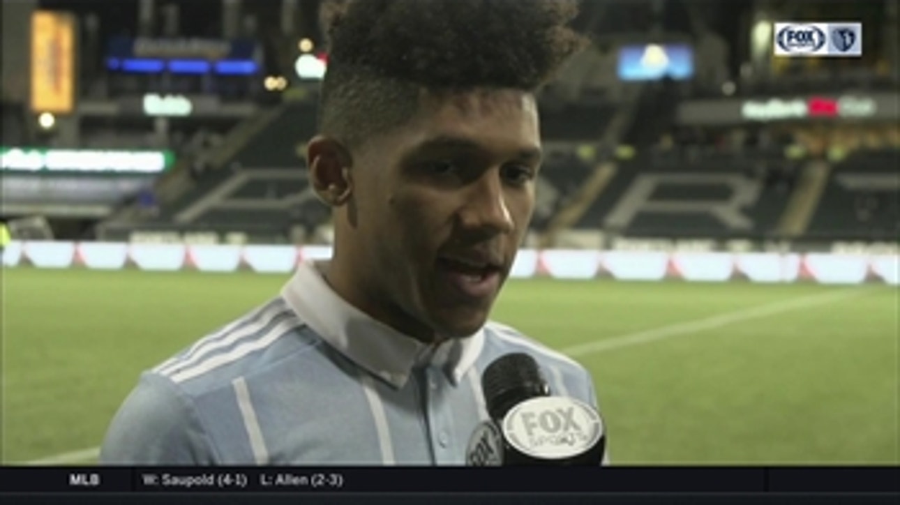 Jaylin Lindsey: 'It's like a dream come true' playing against Diego Valeri