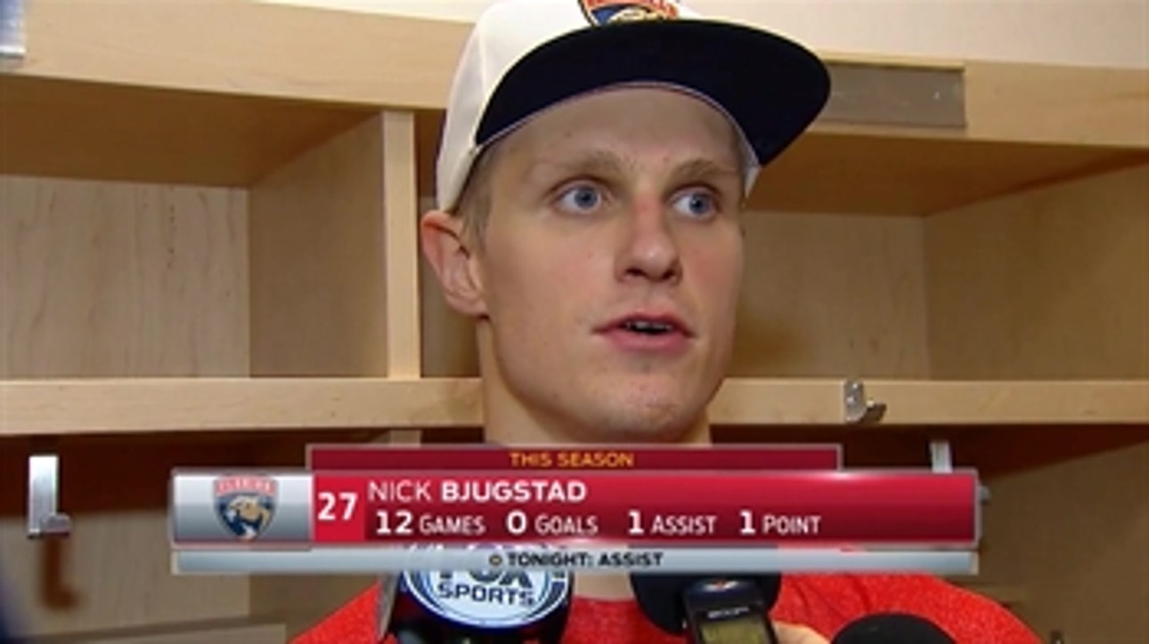 Panthers' Nick Bjugstad: 'We've got certain areas to work on'
