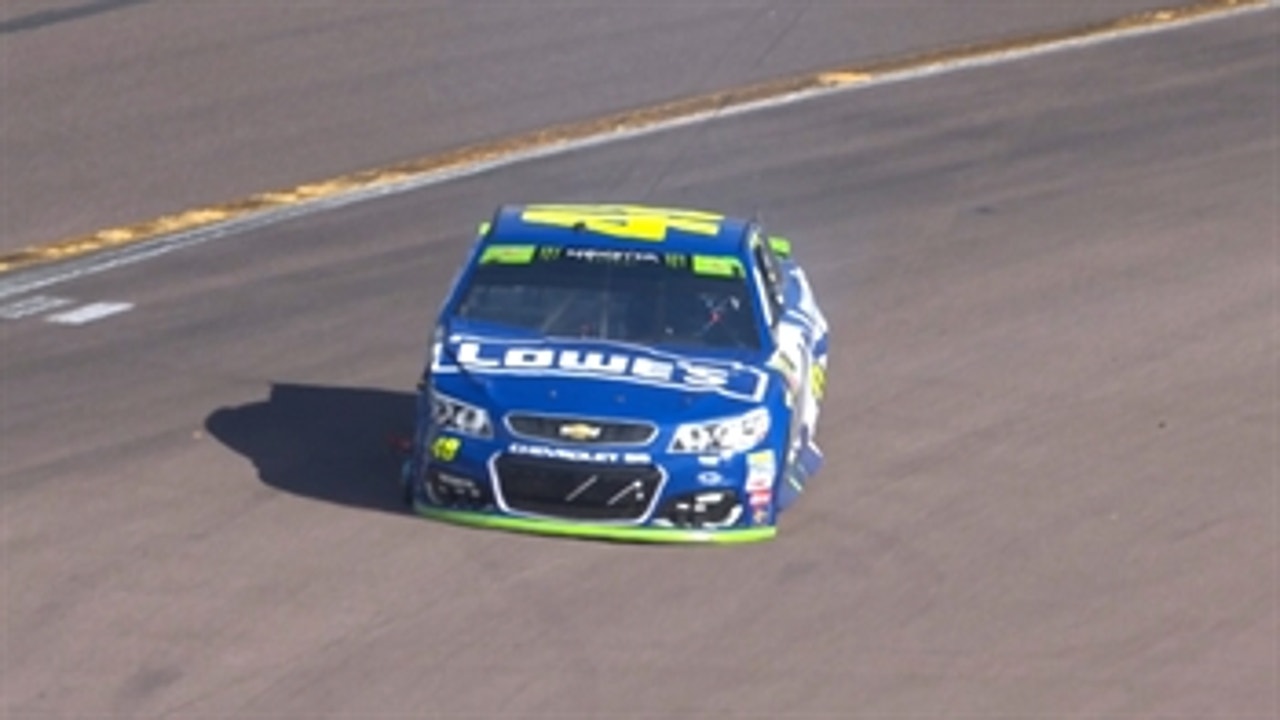 The "Chase for 8" ends after Jimmie Johnson suffers flat tire ' 2017 PHOENIX