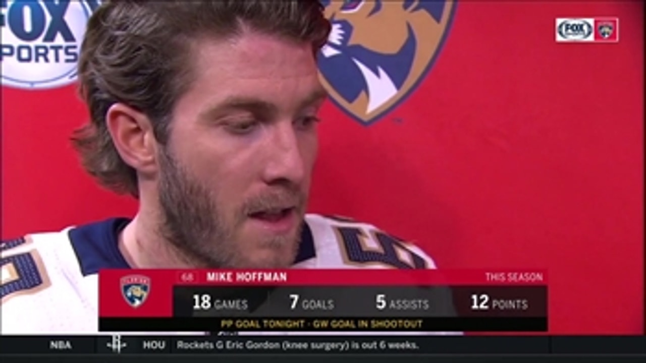 Mike Hoffman discusses Panthers' huge comeback win over Bruins