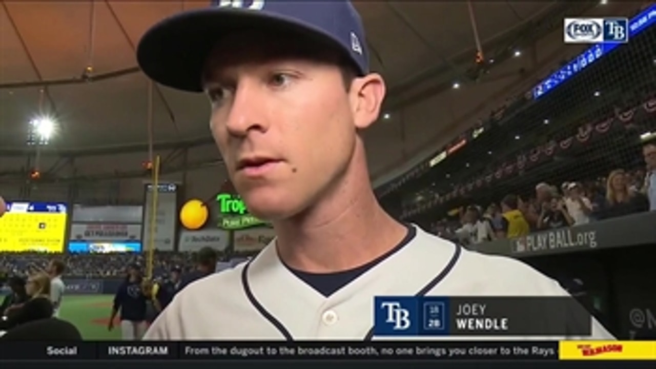 ALDS Game 4: Joey Wendle on clutch RBI, crowd at The Trop