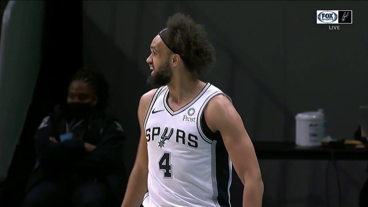 HIGHLIGHTS: Derrick White gets the And-1 after WILD sequence