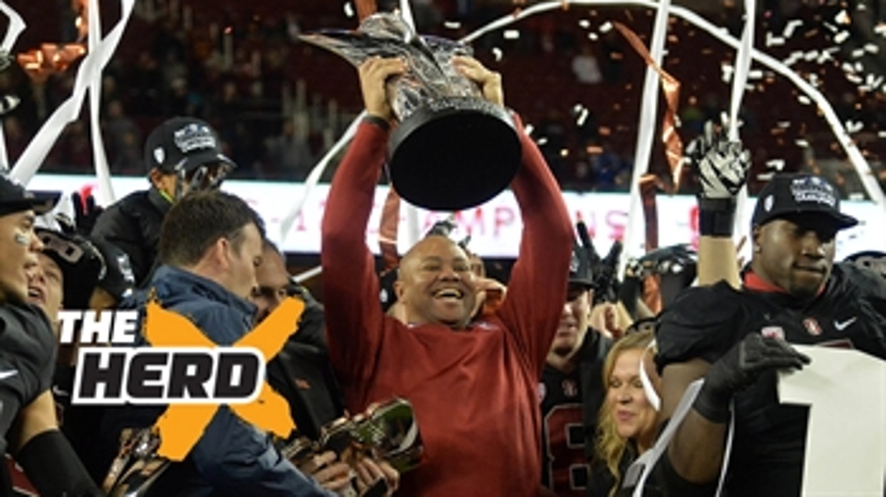 David Shaw says Stanford was always going for the Rose Bowl - 'The Herd'