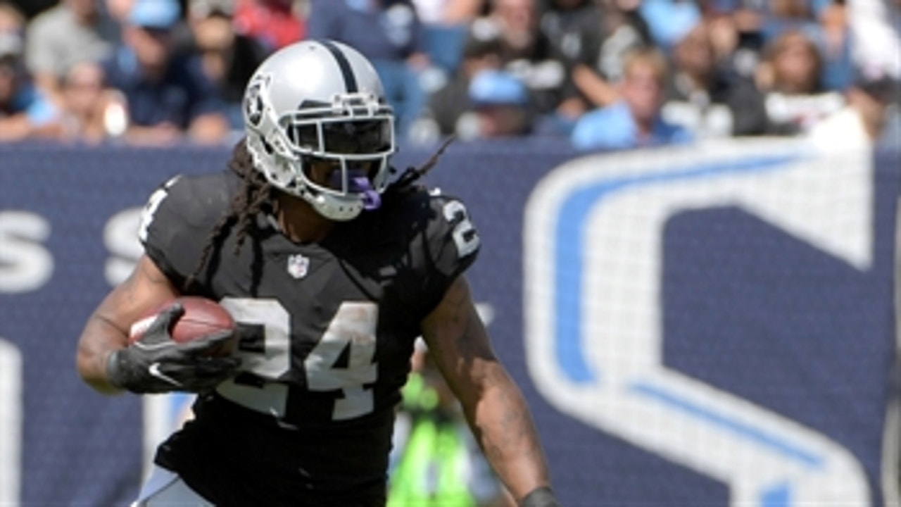 We saw 'full on beast mode' from Marshawn Lynch with the Raiders