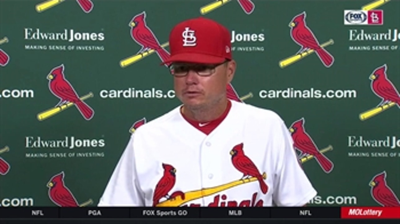 Mike Shildt: Losing interim tag is 'not on my radar at all' right now