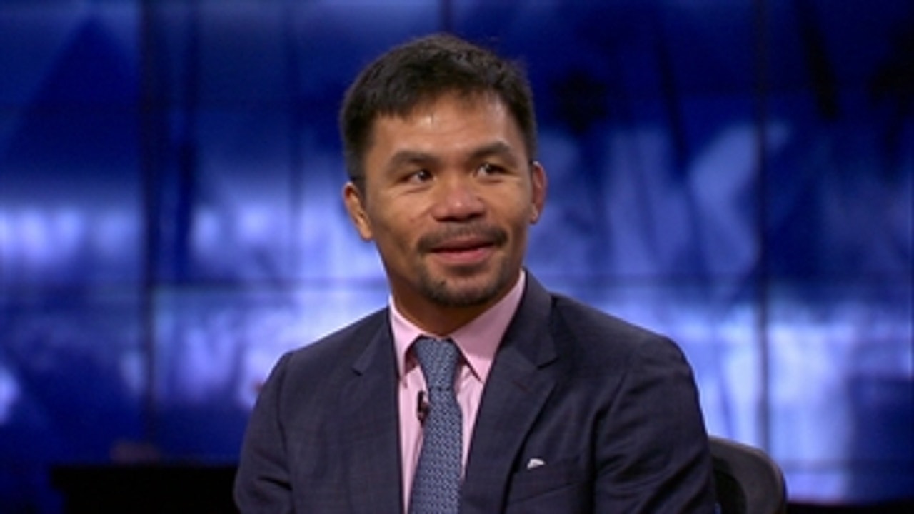Manny Pacquiao on if a potential second fight with Floyd Mayweather will happen: 'I think he's scared'