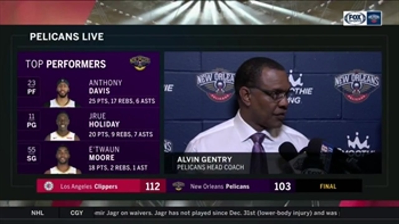Alvin Gentry on finding the confidence with Boogie's absence