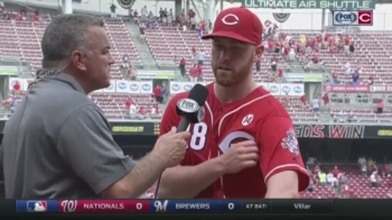 DeSclafani proud of his performance and the defense performance in Reds shutout win