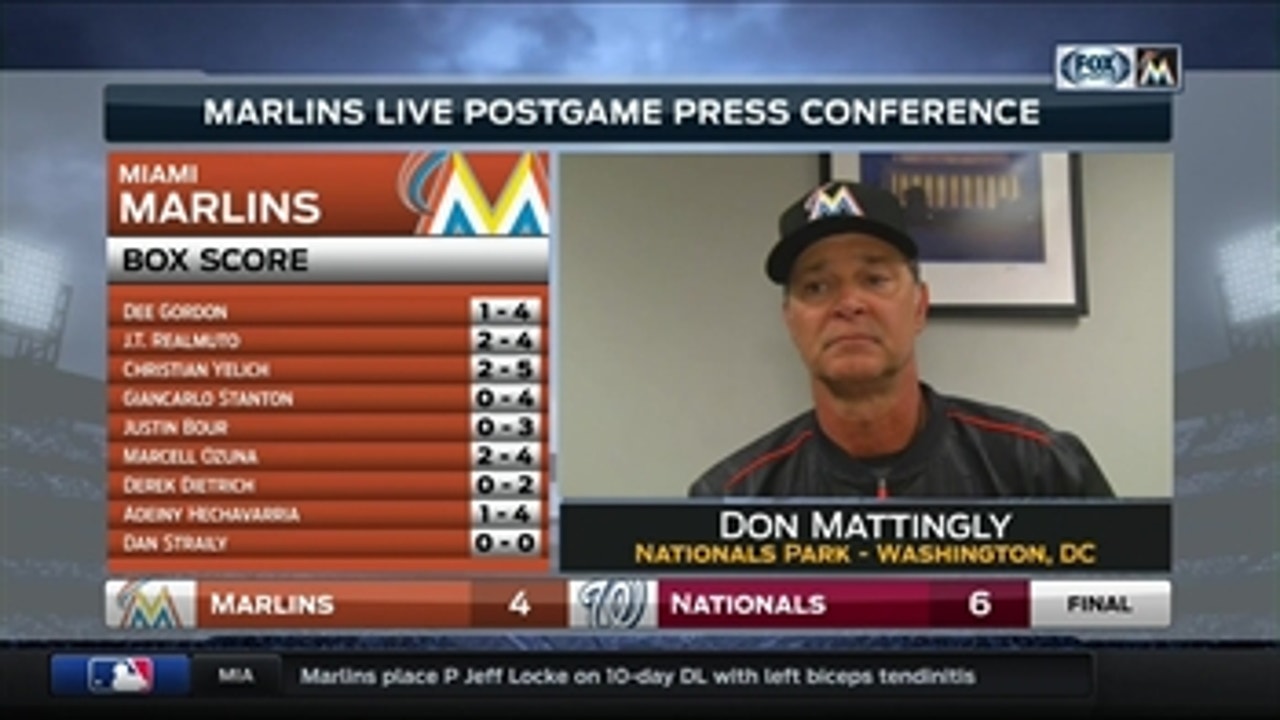 Don Mattingly: 'We didn't play well enough to win'