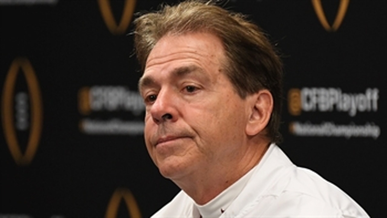 Skip Bayless puts blame on Nick Saban for Alabama's defensive collapse in the National Championship