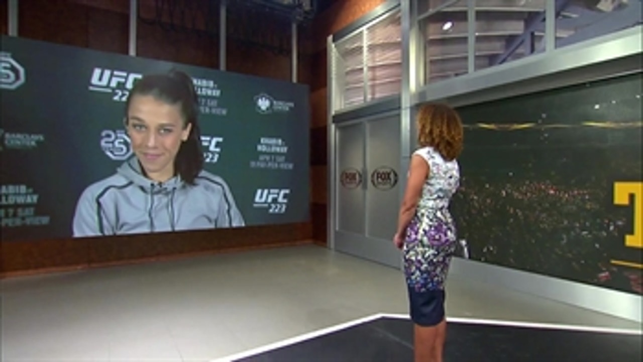Joanna Jedrzejczyk talks with UFC Tonight ahead of UFC 223 ' INTERVIEW ' UFC TONIGHT
