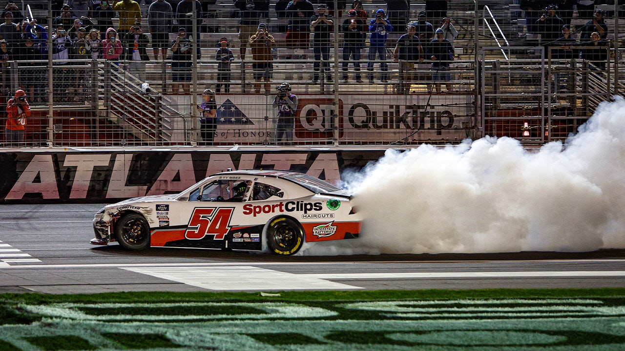 Ty Gibbs wins in double OT after last lap pass