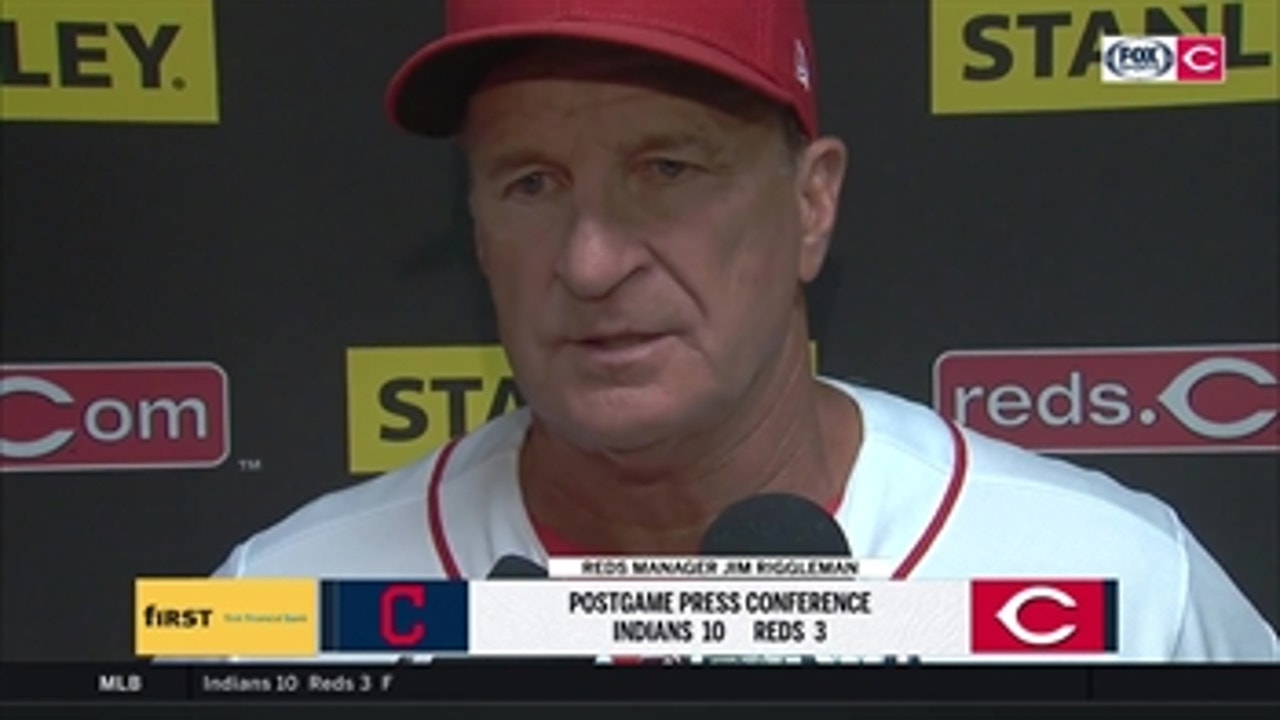 Jim Riggleman identifies missed opportunities, turning points in Reds' loss to Tribe