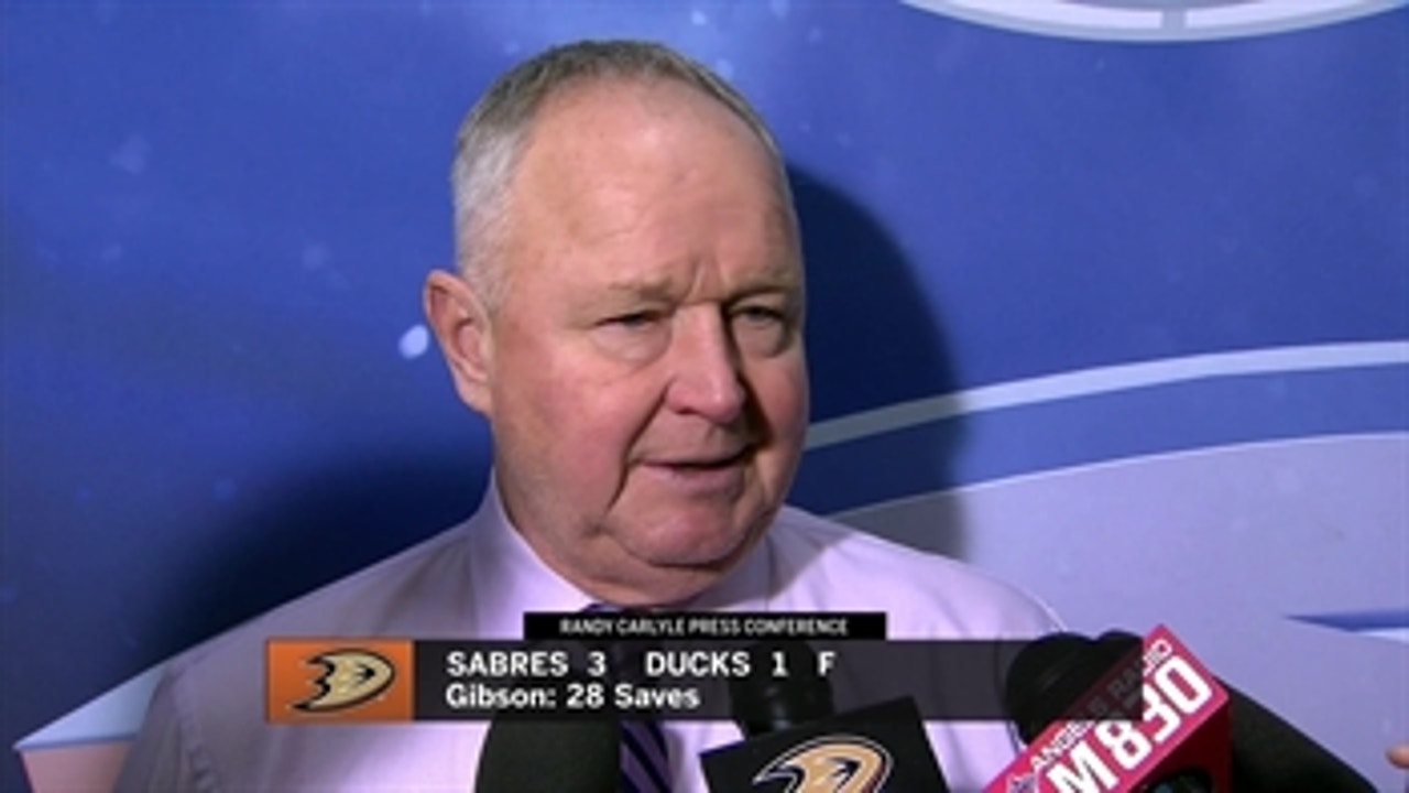 Ducks Live: Randy Carlyle 'We haven't been able to put together 60 minutes'