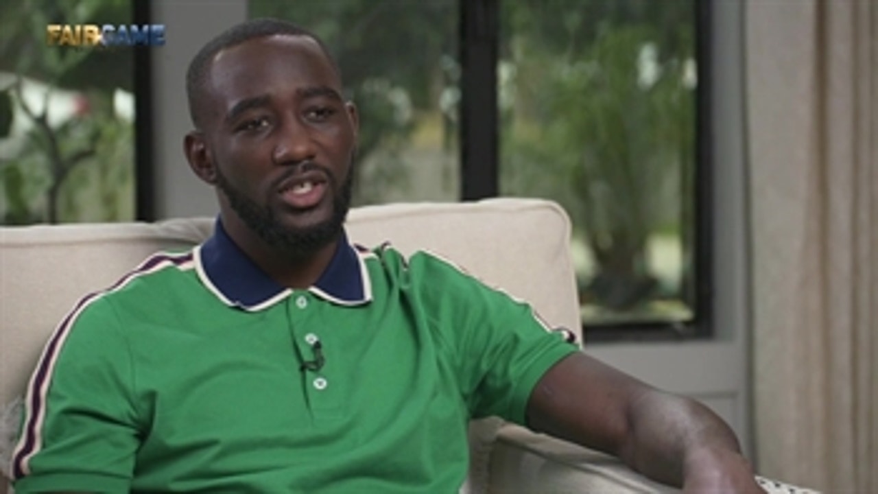 Terence Crawford tells Kristine Leahy how influential his mom was with his boxing success