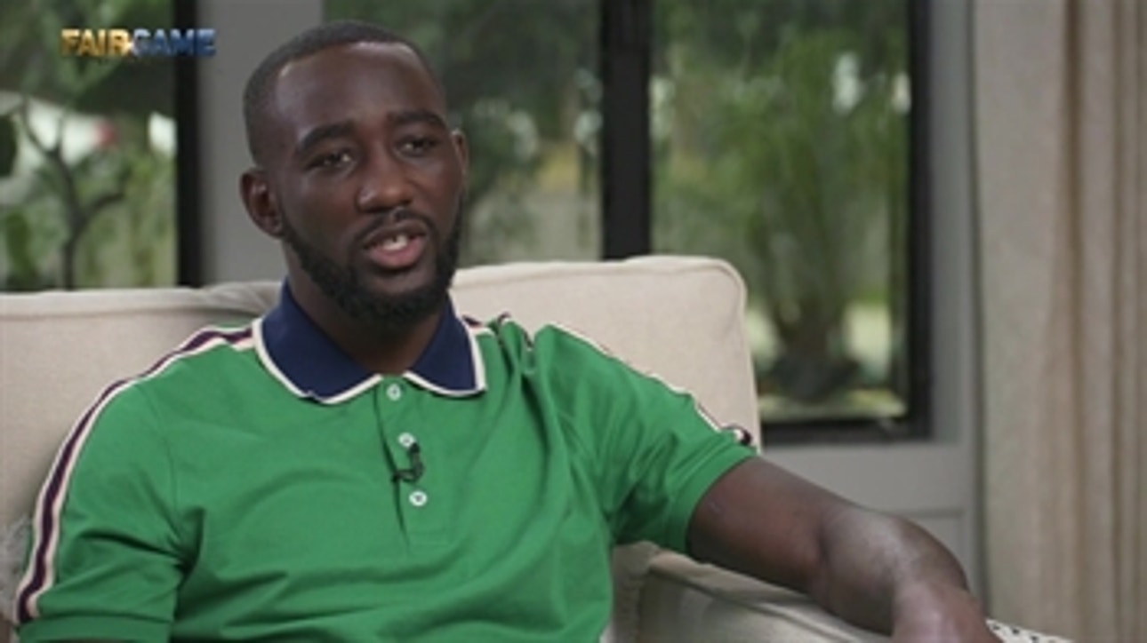 Terence Crawford tells Kristine Leahy how influential his mom was with his boxing success