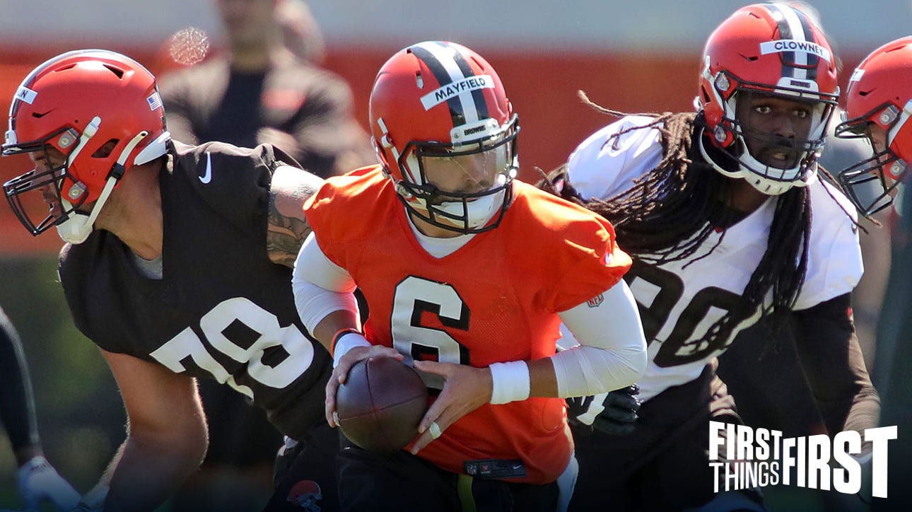 Nick Wright & Eric Mangini talk Browns' 2021 season: 'Baker Mayfield is a star' I FIRST THINGS FIRST