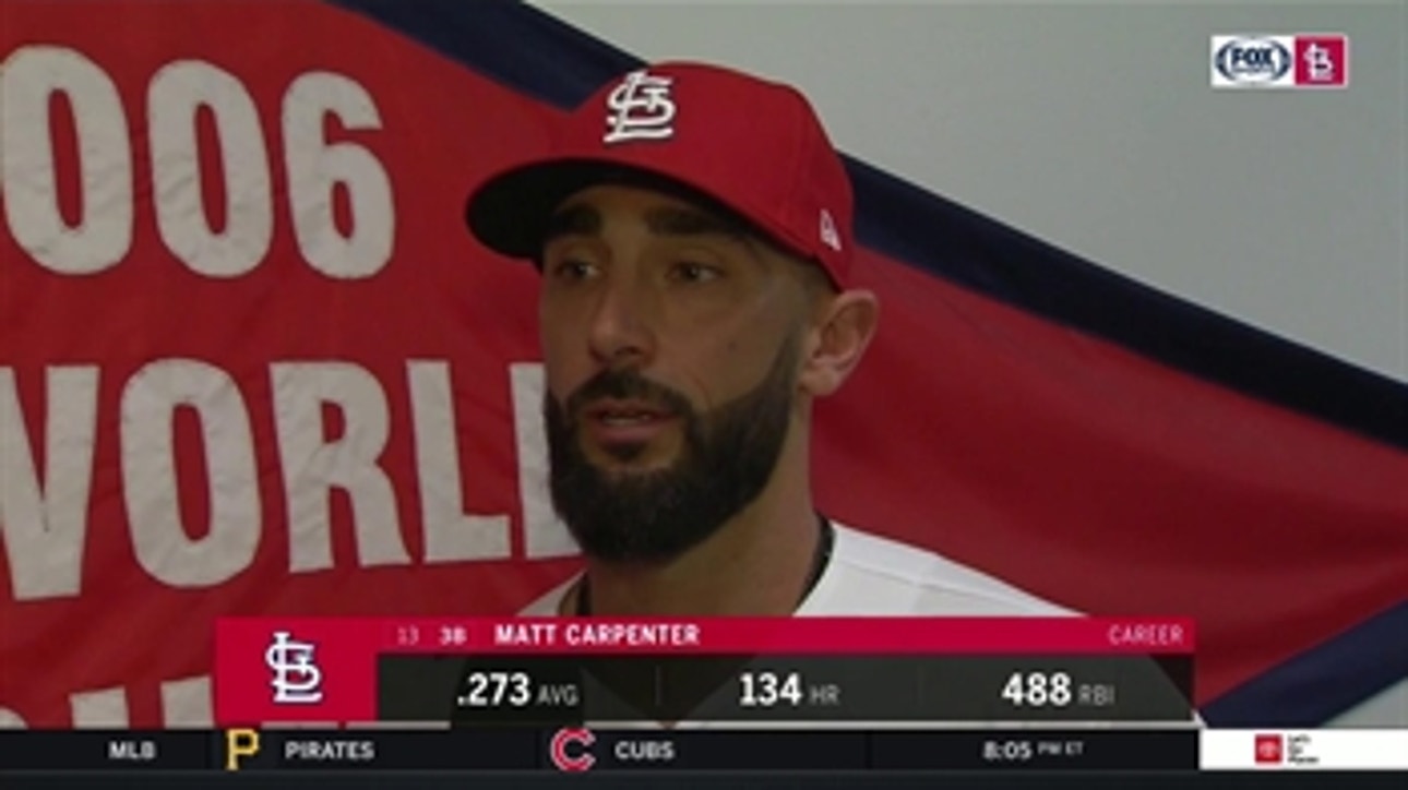 Carpenter 'extremely thankful' to sign an extension with the Cardinals