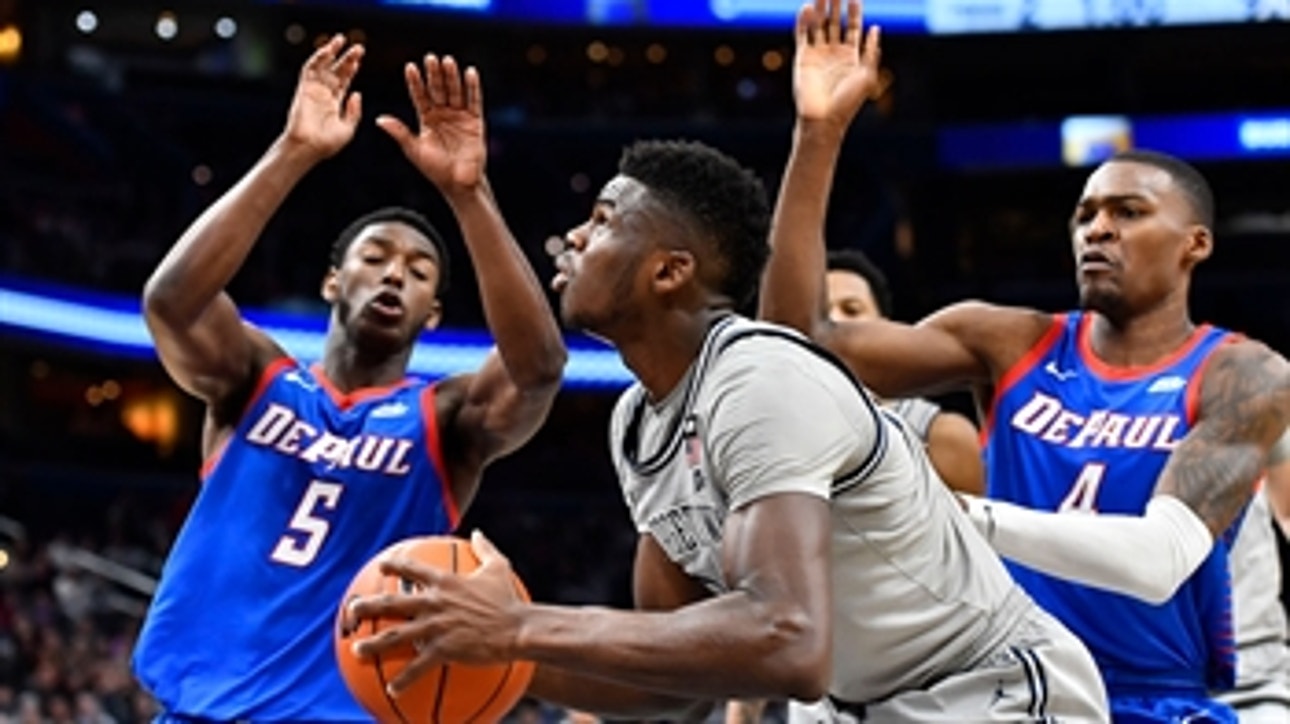 Jahvon Blair drops 30 points as Georgetown rallies to beat DePaul 76-72